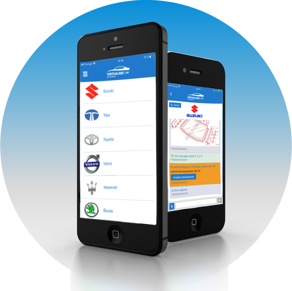 App_movil_virtualrec_recambios_originales